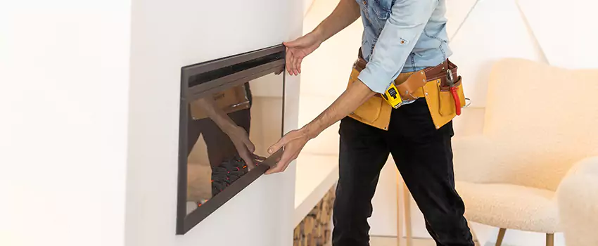 Metal Fireplace Installation in Ozark, Alabama