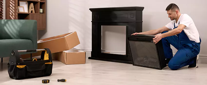 Old Rusted Metal Fireplace Repair And Replacement in Ozark, AL